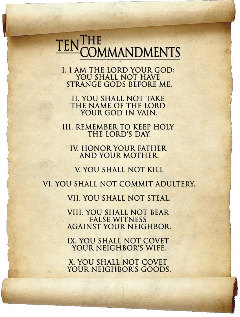 Significant of 10 Commandments